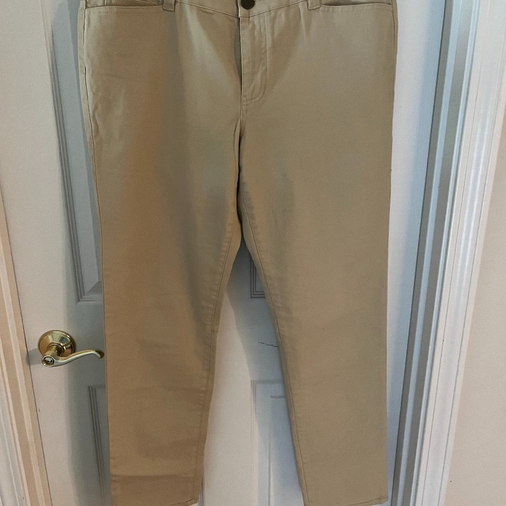 Cabi Tan Skinny Jeans, mid rise, Size 14, Never worn or washed
